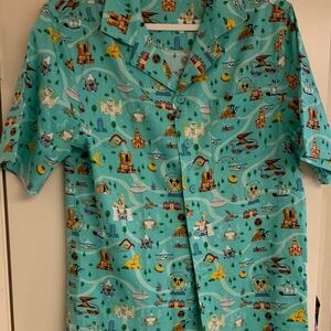 Disney Teal Adventure Graphic Shirt
